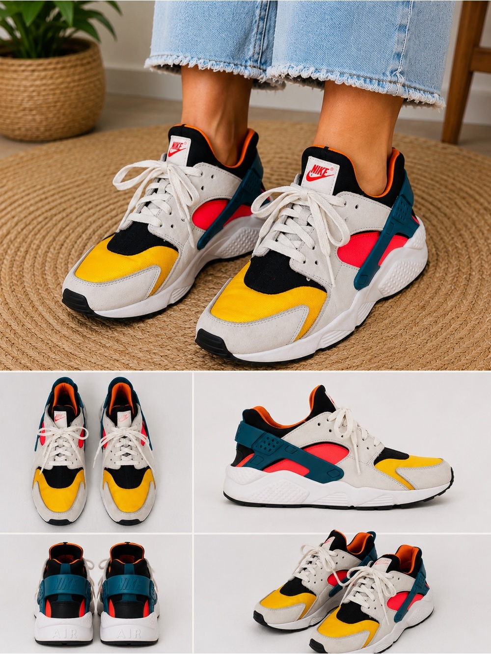 Nike Air Huarache 'Social FC' DZ4859-001 Size 9